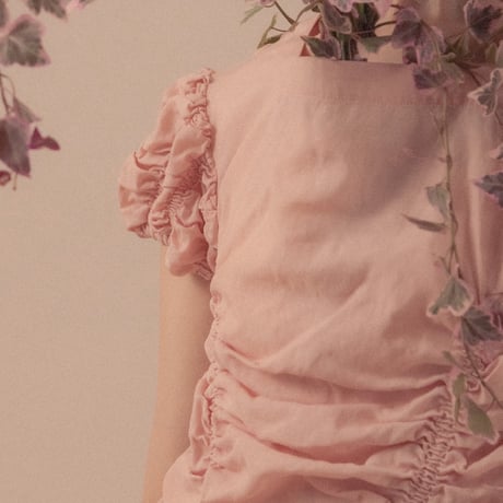 【 overlace 予約 】 wilt gather dress