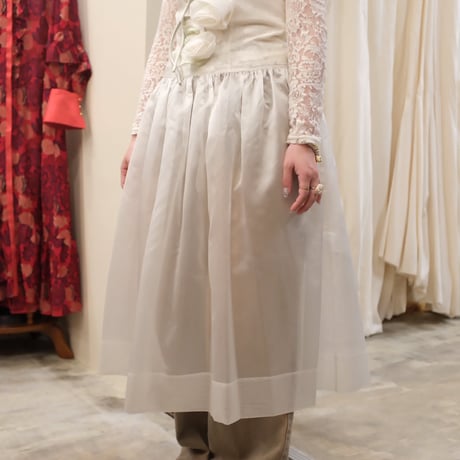 【 Kanako Tamura 】 Silk Organza Rose Garden Dress