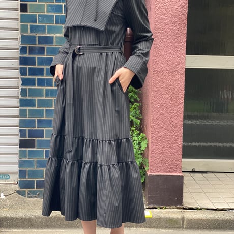 【 Ruimeme 予約 】 Laurence dress (stripe) -2026年12月～2027年1月発送予定-