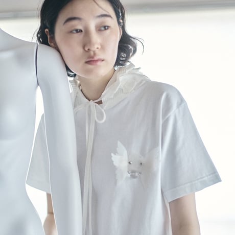 【 CHIHARUEGAMI 予約 】 BUTTERFLY T-SHIRT -2027年3月発送予定-