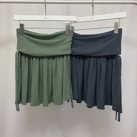 【 PoI 予約 】 narrow border tunic dress -2027年2月発送予定-