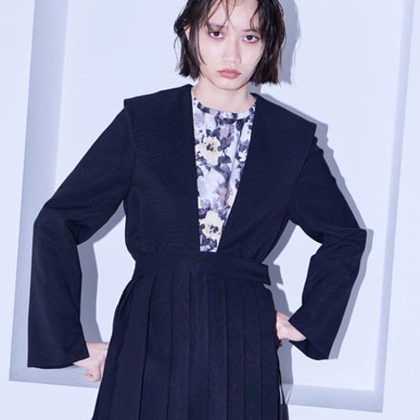【 PoI 予約 】 collarless jacket -2027年2月発送予定-