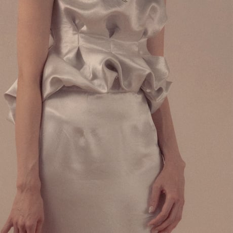 【 overlace 予約 】 bulb blouse