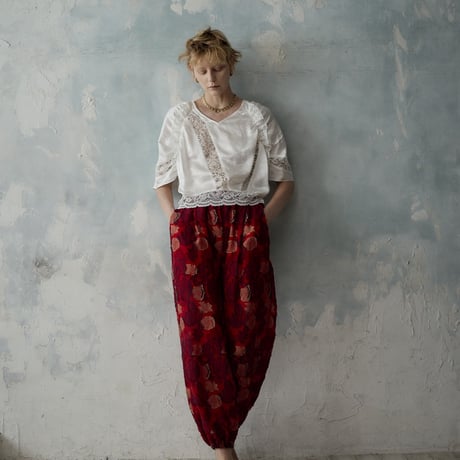 【 kwotias 予約】 dusk garden pants -2027年3月下旬発送予定-