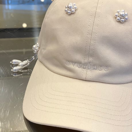 【 overlace 】 twin flower bijou cap