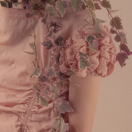【 overlace 予約 】 wilt gather dress