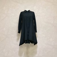 【 Ruimeme 予約 】 layered shirt tunic dress (stripe) -2026年12月～2027年1月発送予定-