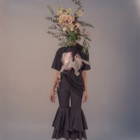 【 overlace 予約 】 bustier wrapping T-shirt