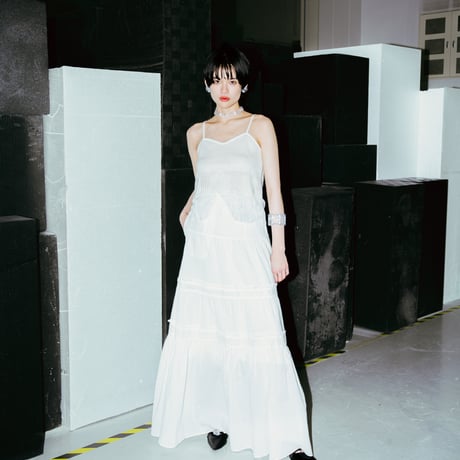 【 ritsu 予約 】 Cotton maxi skirt  -2027年3月～5月発送予定-
