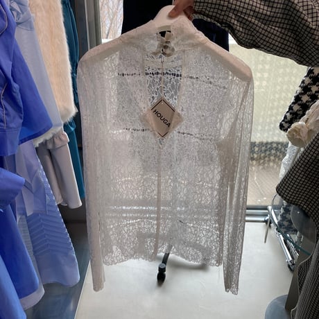 【 HOUGA 】 plume tops