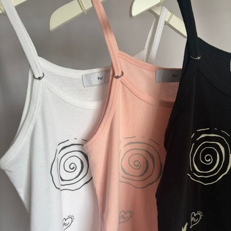 【 PoI 予約 】 uzumaki camisole -2027年3月発送予定-