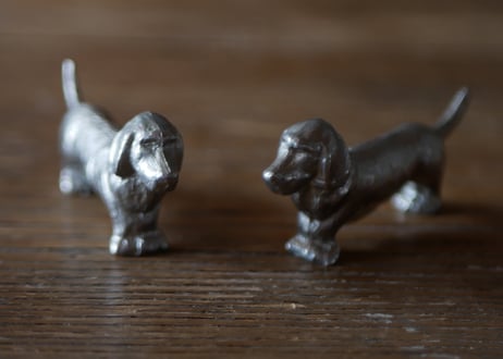 犬のカトラリーレスト　フランスヴィンテージ　ブロカント　フランス　アンティーク