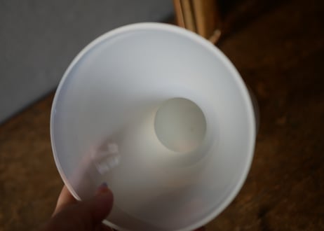 no.５ オパリン フラワーベース フランスヴィンテージ　ブロカントのある暮らし