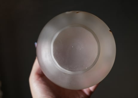 ボンボニエール　コットンとガマの穂　フランスアンティーク　アンティークのある暮らし