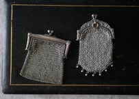 【SALE対象外】シルバ―メタル　シャトレーヌ　ポルトモネ　メッシュ　コインパース　フランスアンティーク　アンティークのある生活