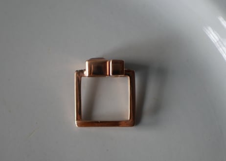 パリ展示会　Ia Jewels　ピンクトルマリン×アメジスト　ゴールドプレート　リング　指輪　ヨーロッパ