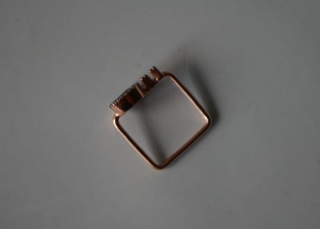 パリ展示会　Ia Jewels　スピネル×ダイヤモンド　ゴールドプレート　リング　指輪　ヨーロッパ
