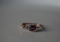 パリ展示会　Ia Jewels　スピネル×ダイヤモンド　ゴールドプレート　リング　指輪　ヨーロッパ