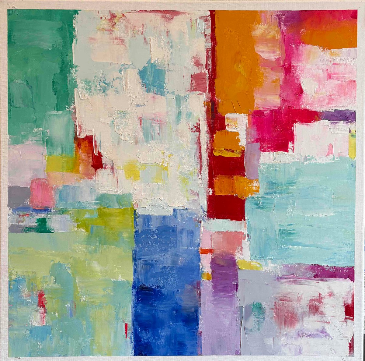 油彩画 抽象画 額装 TO.TOKORO.2010年 油彩画 抽象画 額装 TO.TOKORO