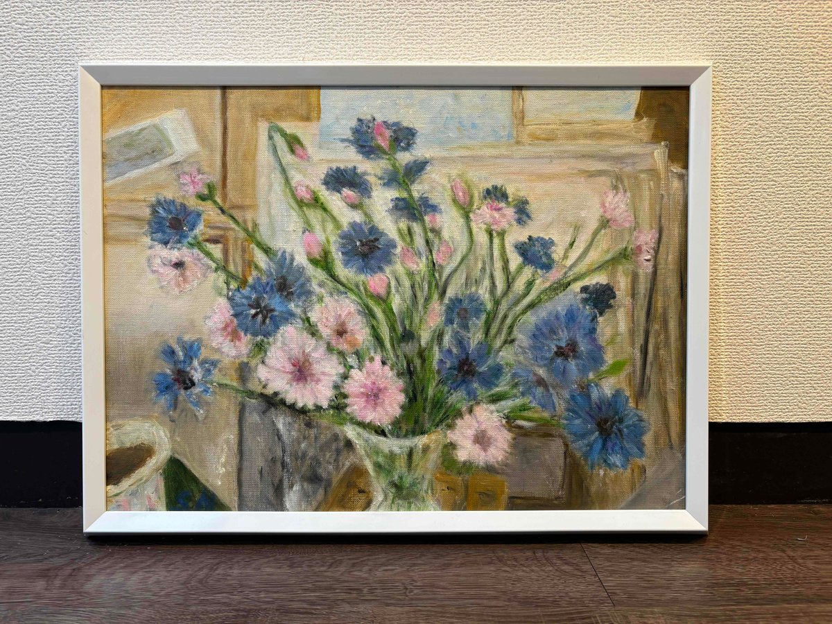 色使いが天才！40-80年前 幻の画家「Shitaya」花の油彩 真作 KYOさんの