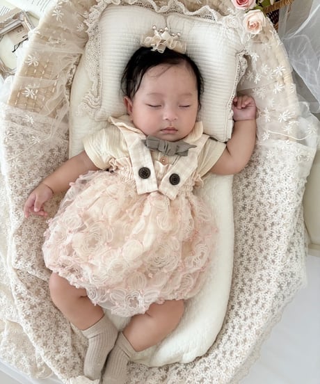 pinky flower tulle omekashi dress