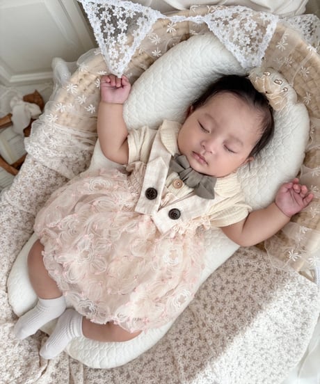 pinky flower tulle omekashi dress