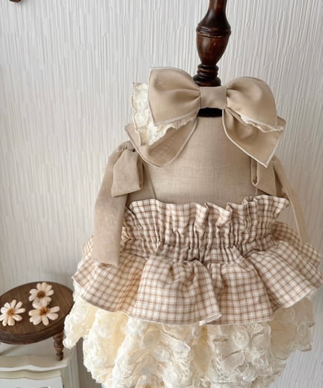 vanilla whip big ribbon turban