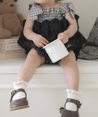 noir trick tulle rompers dress
