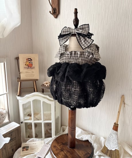 noir trick tulle rompers dress