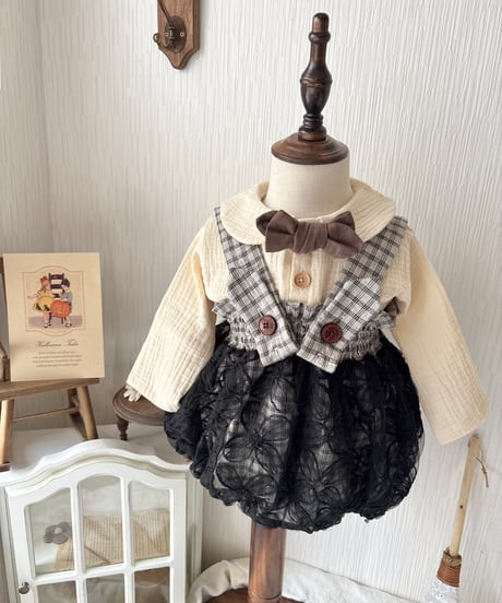 noir trick tulle omekashi dress