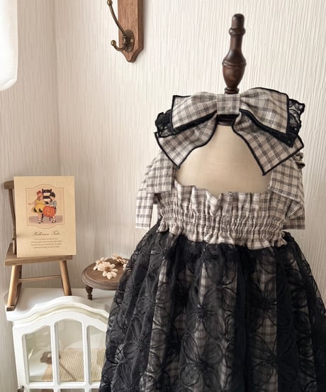 noir trick tulle dress