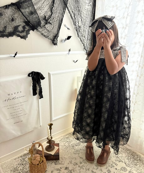 noir trick tulle dress