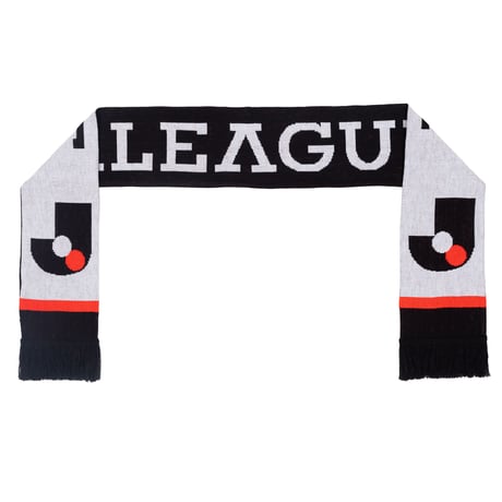 SHUKYU × J.LEAGUE - Logo Mark Scarf (Black / White)