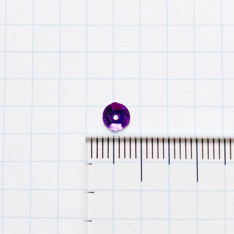 スパンコール ゼラチン製　5.0mm（coha032 メタリックパープル）【0.5g】