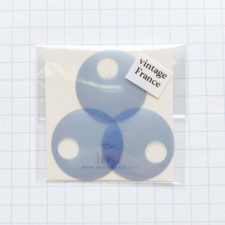 デザインスパンコール ≒φ20.0mm（FSC138 ブルー）【3枚】