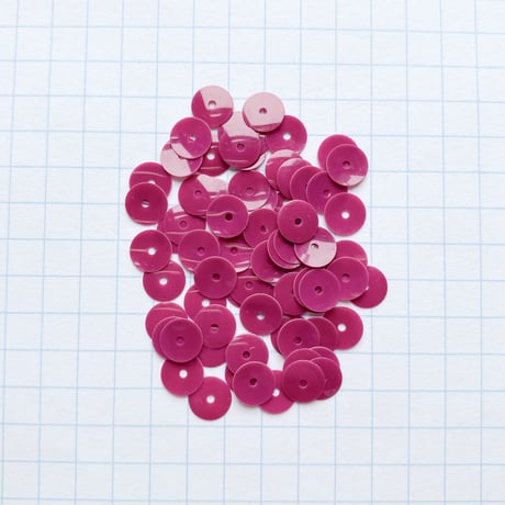 スパンコール 　6.0mm（FSCA139 パープル）【0.5g】