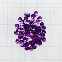 スパンコール ゼラチン製 亀甲　5.0mm（coha032 メタリックパープル）【0.5g】