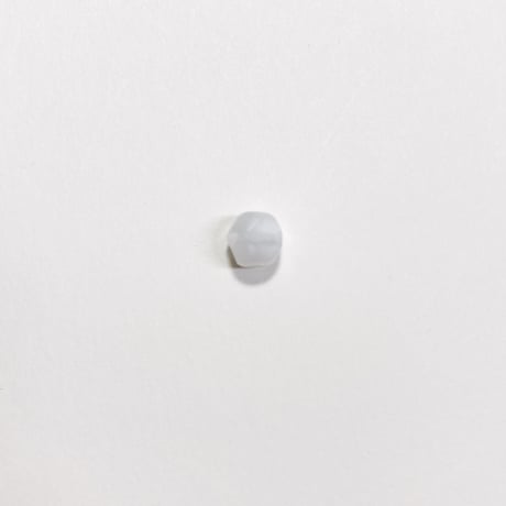 ファセットカットビーズ (FEG1327 ≒Φ5mm ホワイト) 【6個セット】
