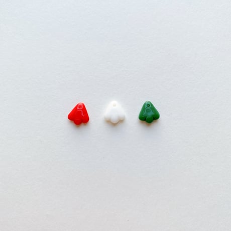 デザインビーズ (FEG1248 ≒8mm×7mm) 【単色・6個セット】