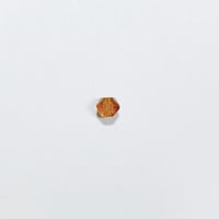 ファセットカットビーズ (FEG519 ≒Φ4mm ブラウン) 【10個セット】