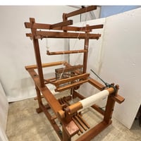 【※別途送料要・A270】<河崎製作所> 綴機 三道具 吊り框 織幅50cm 椅子付き