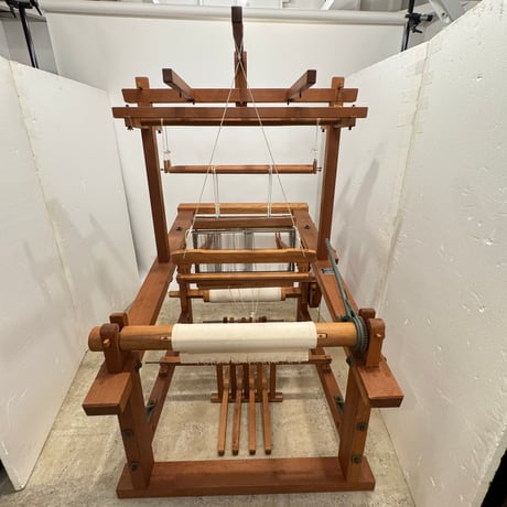 【※別途送料要・A270】<河崎製作所> 綴機 三道具 吊り框 織幅50cm 椅子付き