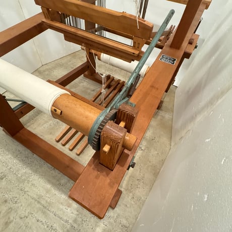 【※別途送料要・A270】<河崎製作所> 綴機 三道具 吊り框 織幅50cm 椅子付き