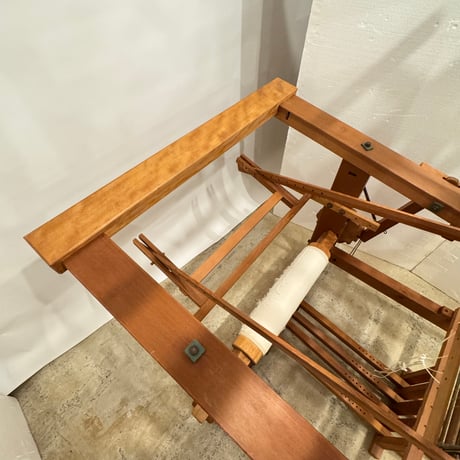 【※別途送料要・A270】<河崎製作所> 綴機 三道具 吊り框 織幅50cm 椅子付き