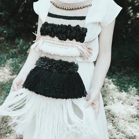 Ritual Apron / 前掛け（ラフィア・麻）
