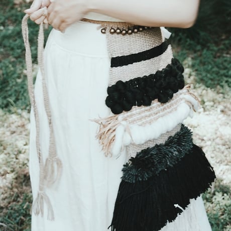 Ritual Apron / 前掛け（ラフィア・麻）