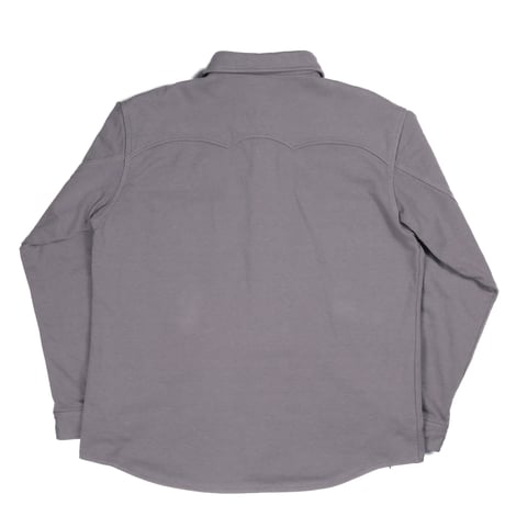 「THE UNION」THE FABRIC / SWEAT WESTERN SHIRTS / color - ASH GRAY