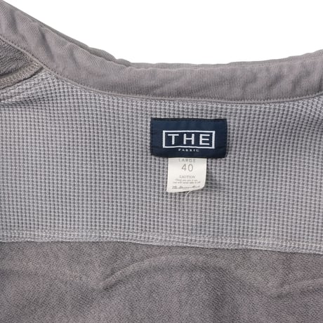 「THE UNION」THE FABRIC / SWEAT WESTERN SHIRTS / color - ASH GRAY