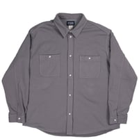 「THE UNION」THE FABRIC / SWEAT WESTERN SHIRTS / color - ASH GRAY