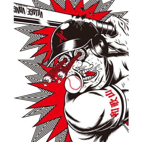 【VILLAGE VANGUARD × Akihiro NiSHi 】高校野球 和歌山代表 Tee (WHITE）